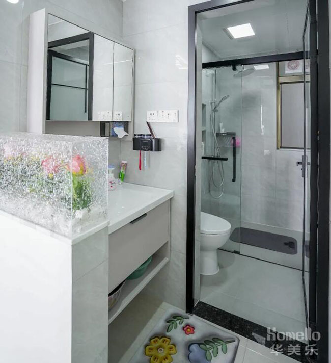 115㎡江門松鶴新城現代風，格局大氣寬敞，內飾清新簡約的實用戶型